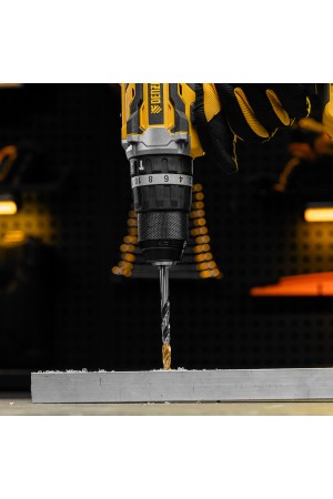 Сверло спиральное по металлу 7,0 x 109мм, Р6М5, Golden Tip, многогранная заточка Denzel