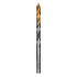 Сверло спиральное по металлу 7,5 x 109мм, Р6М5, Golden Tip, многогранная заточка Denzel