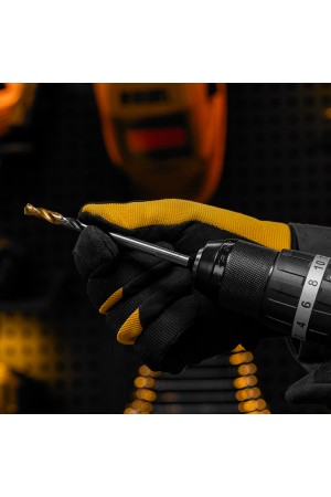 Сверло спиральное по металлу 7,5 x 109мм, Р6М5, Golden Tip, многогранная заточка Denzel