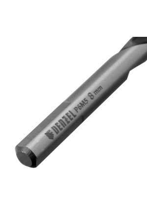 Сверло спиральное по металлу 8 x 117мм, Р6М5, Golden Tip, многогранная заточка Denzel