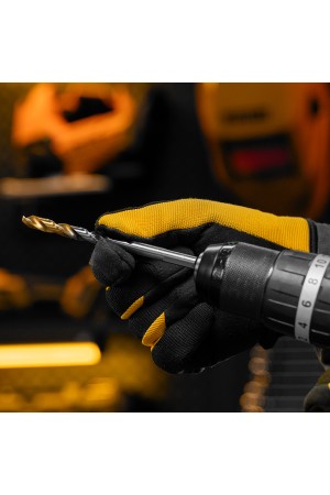 Сверло спиральное по металлу 8,5 x 117мм, Р6М5, Golden Tip, многогранная заточка Denzel