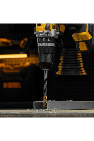 Сверло спиральное по металлу 10 x 133мм, Р6М5, Golden Tip, многогранная заточка Denzel