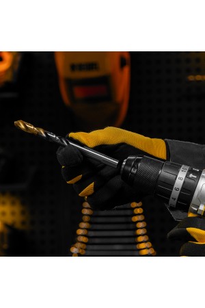 Сверло спиральное по металлу 11 x 142мм, Р6М5, Golden Tip, многогранная заточка Denzel