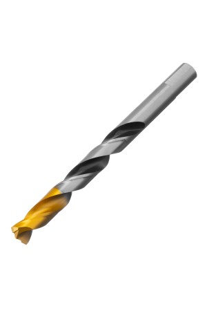 Сверло спиральное по металлу 12 x 151мм, Р6М5, Golden Tip, многогранная заточка Denzel