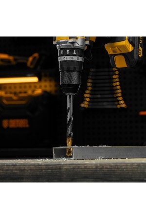 Сверло спиральное по металлу 12 x 151мм, Р6М5, Golden Tip, многогранная заточка Denzel