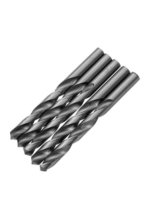Сверло по металлу, 12.5 мм, полированное, HSS, 5 шт, цилиндрический хвостовик Matrix