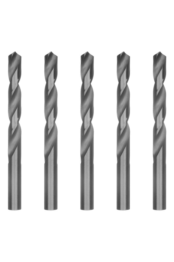 Сверло по металлу, 13 мм, полированное, HSS, 5 шт, цилиндрический хвостовик Matrix