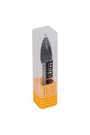 Борфреза по металлу твердосплавная, параболическая заостренная, тип-G, 12 мм// Denzel