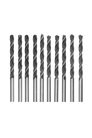 Сверло по металлу, 7 мм, быстрорежущая сталь, 10 шт, цилиндрический хвостовик Сибртех