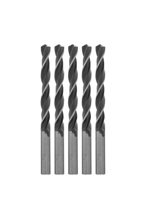 Сверло по металлу, 9.5 мм, быстрорежущая сталь, 5 шт, цилиндрический хвостовик Сибртех