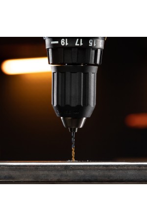 Набор сверл по металлу, 2-3-4-5-6-8 мм, HSS-Tin, Golden Tip, 6 шт Denzel