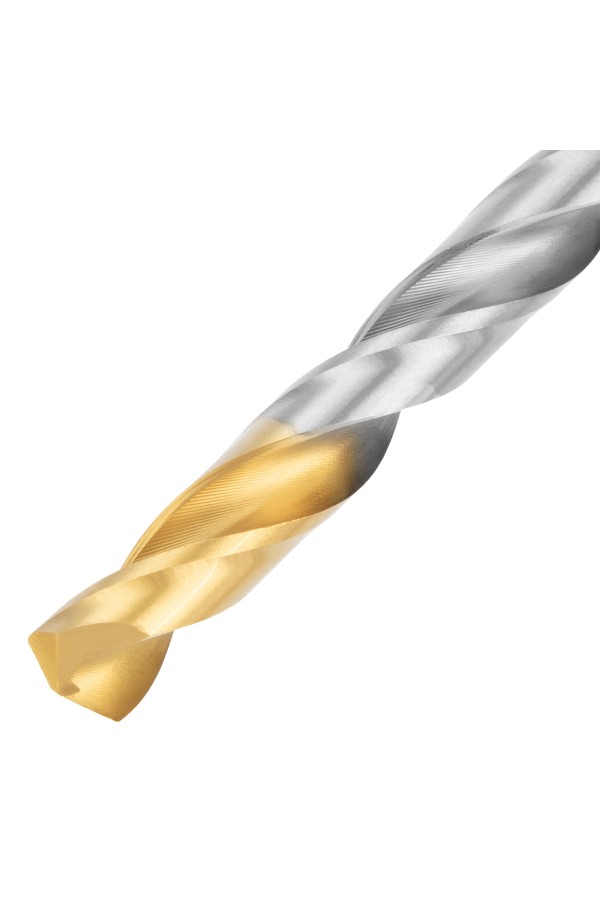 Набор сверл по металлу, 2-8мм, Р6М5-TiN, Golden Tip, 6 шт Denzel