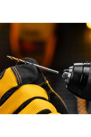 Набор сверл по металлу, 2-8мм, Р6М5-TiN, Golden Tip, 6 шт Denzel