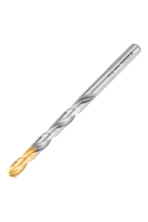 Набор сверл по металлу, 2-8мм, Р6М5-TiN, Golden Tip, 6 шт Denzel