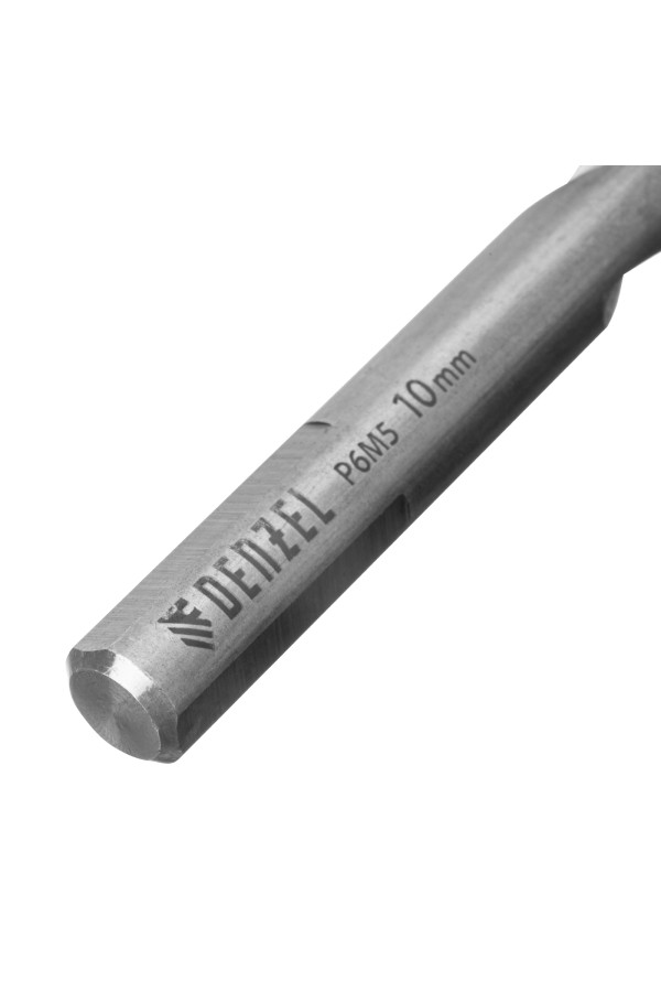 Набор сверл по металлу, 1-10 мм, Р6М5-TiN, Golden Tip, 10 шт Denzel