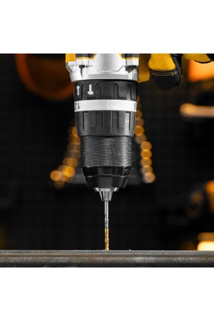 Набор сверл по металлу, 1,5-6,5мм, Р6М5-TiN, Golden Tip, 13 шт Denzel