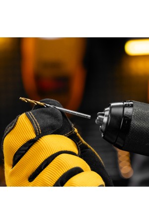 Набор сверл по металлу, 1,5-6,5мм, Р6М5-TiN, Golden Tip, 13 шт Denzel