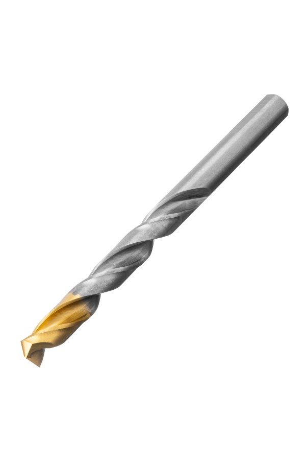 Набор сверл по металлу, 1-10 мм, Р6М5-TiN, Golden Tip, 19 шт Denzel