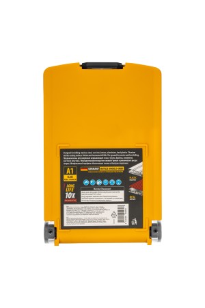 Набор сверл по металлу, 1-10 мм, Р6М5-TiN, Golden Tip, 19 шт Denzel