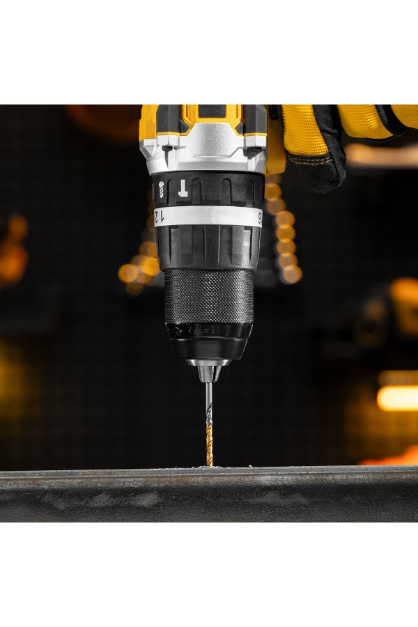 Набор сверл по металлу, 2-8мм, Р6М5К8-TiN, Golden Tip, 6 шт Denzel