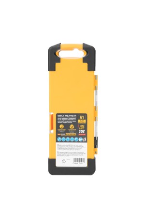 Набор сверл по металлу, 2-8мм, Р6М5К8-TiN, Golden Tip, 6 шт Denzel