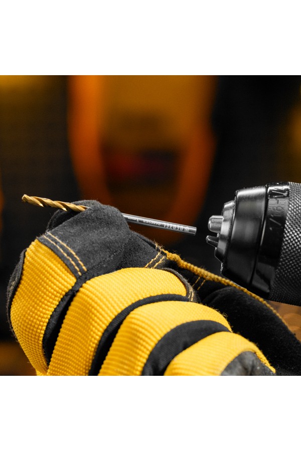 Набор сверл по металлу, 2-8мм, Р6М5К8-TiN, Golden Tip, 6 шт Denzel