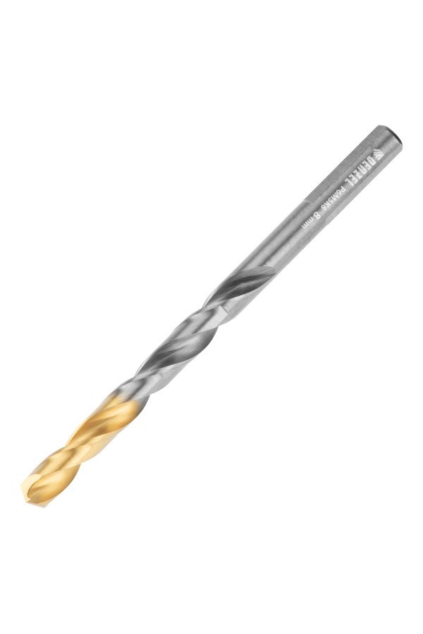 Набор сверл по металлу, 2-8мм, Р6М5К8-TiN, Golden Tip, 6 шт Denzel