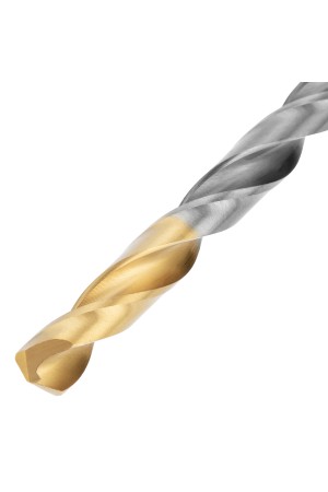 Набор сверл по металлу, 2-8мм, Р6М5К8-TiN, Golden Tip, 6 шт Denzel