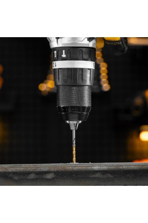 Набор сверл по металлу, 1-10 мм, Р6М5К8-TiN, Golden Tip, 10 шт Denzel