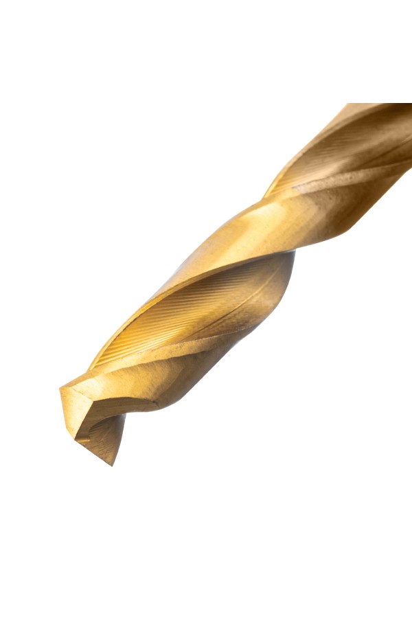 Набор сверл по металлу, 1,5-6,5мм, Р6М5К8-TiN, Golden Tip, 13 шт Denzel