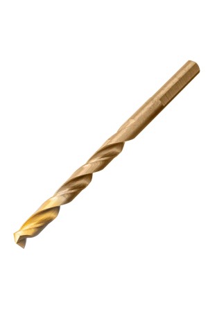 Набор сверл по металлу, 1,5-6,5мм, Р6М5К8-TiN, Golden Tip, 13 шт Denzel