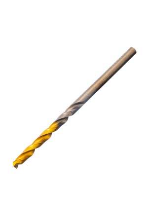 Набор сверл по металлу, 1-10 мм, Р6М5К8-TiN, Golden Tip, 19 шт Denzel