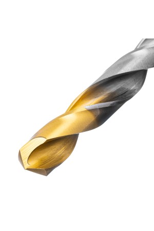 Набор сверл по металлу, 1-13 мм, Р6М5-TiN, Golden Tip, 25 шт Denzel