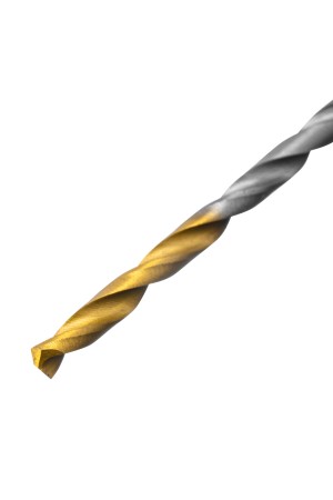 Набор сверл по металлу, 1-13 мм, Р6М5-TiN, Golden Tip, 25 шт Denzel