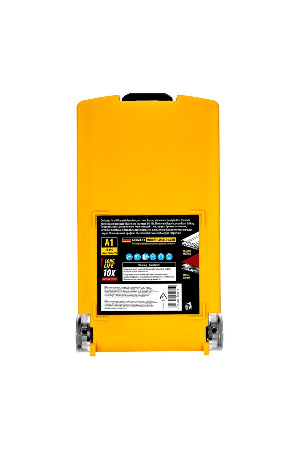 Набор сверл по металлу, 1-13 мм, Р6М5-TiN, Golden Tip, 25 шт Denzel