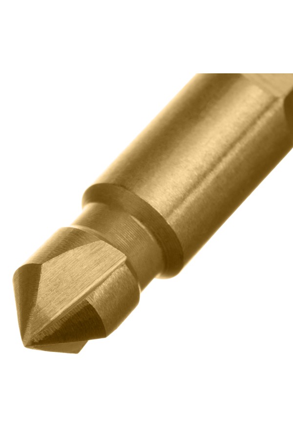 Зенковка конусная под М3, HSS, по металлу, 6-гранный хвостовик Denzel