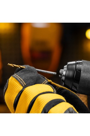 Набор сверл по металлу, 1-13 мм, Р6М5К8-TiN, Golden Tip, 25 шт Denzel