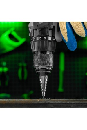 Сверло ступенчатое по металлу 4-6-8-10-12-14-16-18-20 мм, 4241 Сибртех