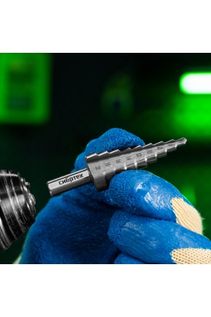 Сверло ступенчатое по металлу 4-6-8-10-12-14-16-18-20 мм, 4241 Сибртех