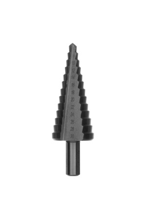 Сверло ступенчатое по металлу, 6-8-10-12-14-16-18-20-22-24-26-28-30мм, 4241 Сибртех