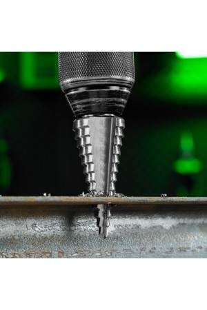 Сверло ступенчатое по металлу, 6-8-10-12-14-16-18-20-22-24-26-28-30мм, 4241 Сибртех