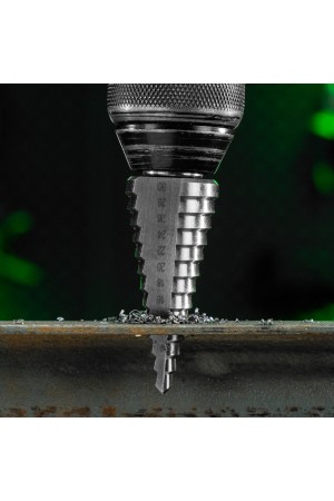 Сверло ступенчатое по металлу, 6-8-10-12-14-16-18-20-22-24-26-28-30мм, 4241 Сибртех