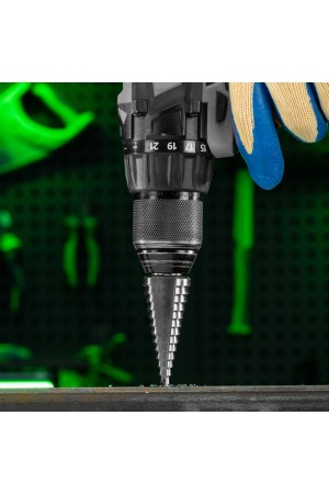 Сверло ступенчатое по металлу, 6-8-10-12-14-16-18-20-22-24-26-28-30мм, 4241 Сибртех