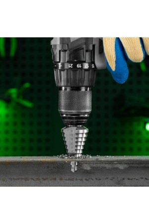 Сверло ступенчатое по металлу, 9-12-15-18-21-24-27-30-33-36 мм, 4241 Сибртех