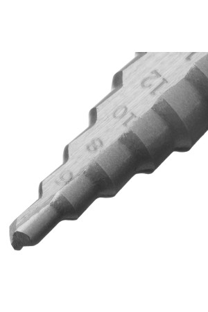 Сверло ступенчатое по металлу, 4-6-8-10-12-14-16-18-20-22-24-26-28-30-32 мм, 4241 Сибртех