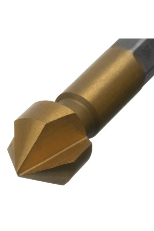 Зенковка конусная под М5, HSS, по металлу, 6-гранный хвостовик Denzel