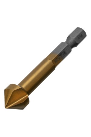 Зенковка конусная под М6, HSS, по металлу, 6-гранный хвостовик Denzel