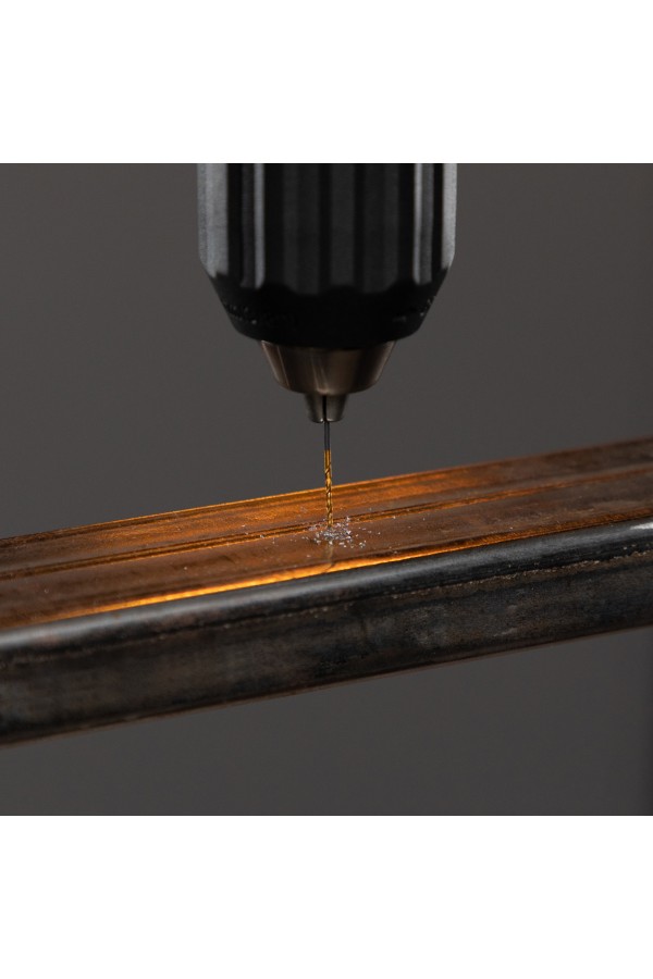 Набор сверл по металлу, 1-10 мм, HSS-Tin, Golden Tip, 10 шт Denzel