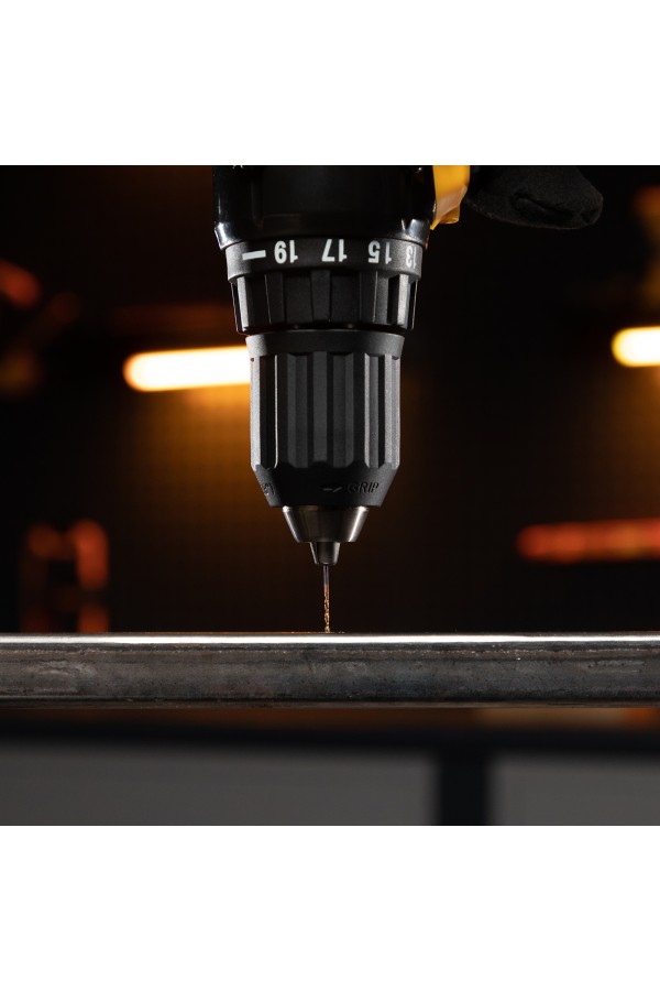 Набор сверл по металлу, 1-10 мм, HSS-Tin, Golden Tip, 19 шт Denzel