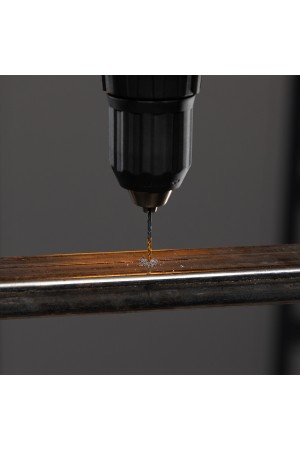 Набор сверл по металлу, 1-13 мм, HSS-Tin, Golden Tip, 25 шт Denzel